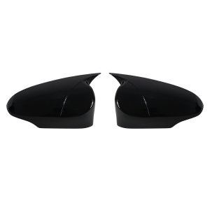 Toyota Corolla Mirror Cover - Omac - Bat Model - Gloss Piano Black - '14-'19